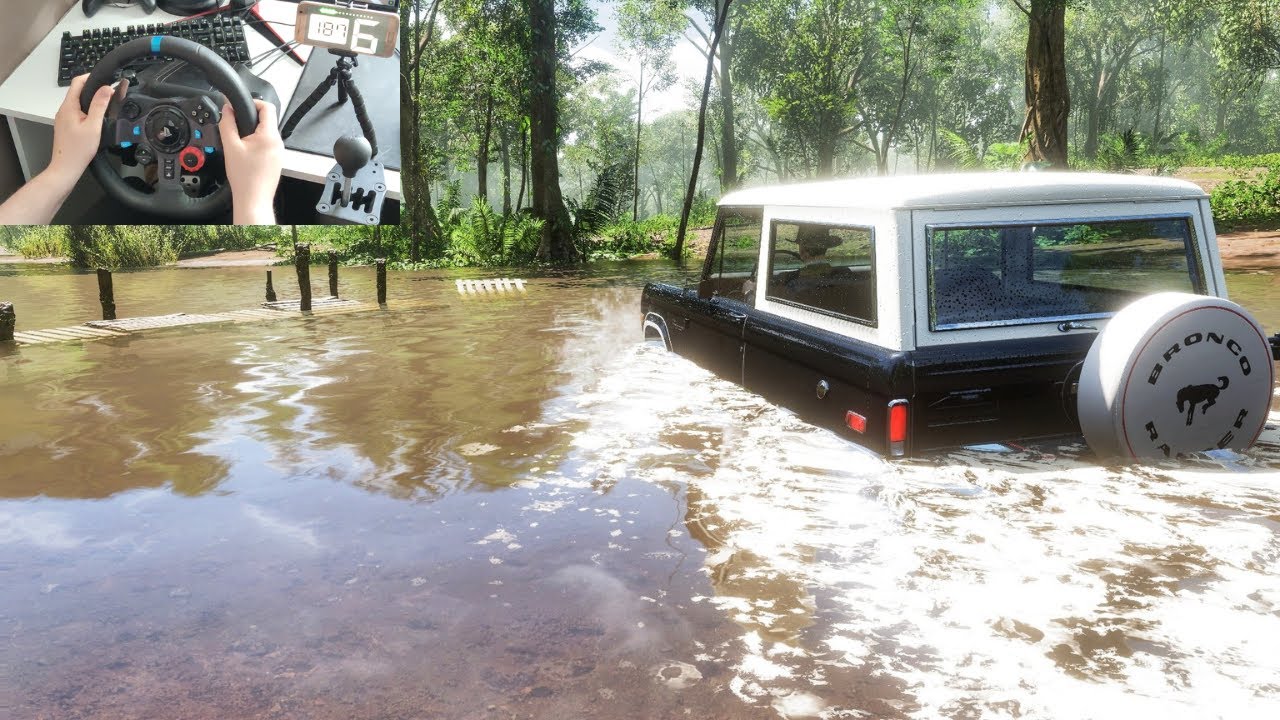 Ford Bronco 1975 | OFFROAD - Forza Horizon 5 | Logitech g29 gameplay