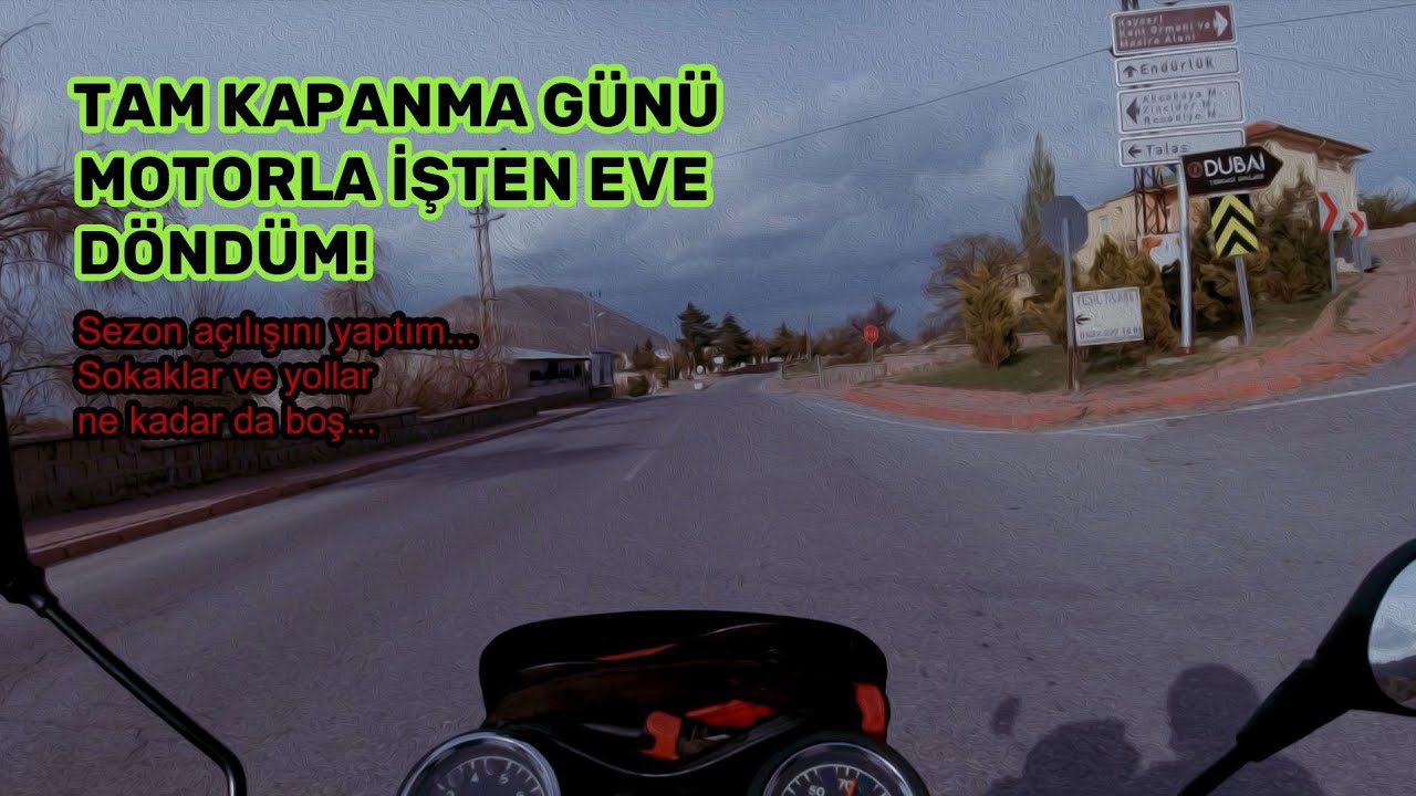 MZ ETZ 251 Tekrar Yollarda! Tam Kapanma G&uuml;n&uuml;... &Ouml;zel İzinli Olarak İşten Eve... Kısa Vlog