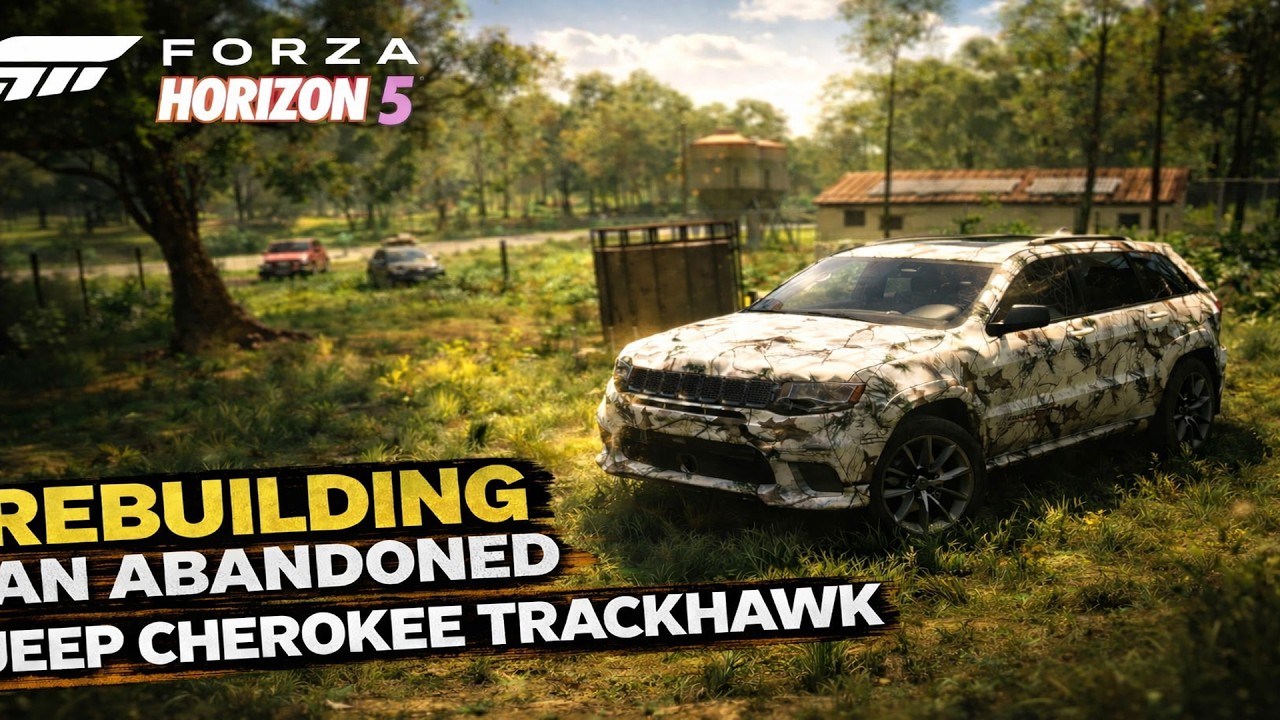 Rebuilding JEEP CHEROKEE TRACKHAWK (1000HP) - Forza Horizon 5 Ultra Graphics | Logitech G29 gameplay