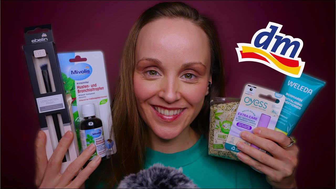 ASMR DM HAUL (HERBST) | Lebensmittel, Kosmetik, Haushaltsartikel |  Tapping & Knistern | Geflüstert