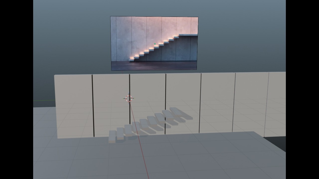 How To Make Floating Stairs In Blender (TUTORIAL)