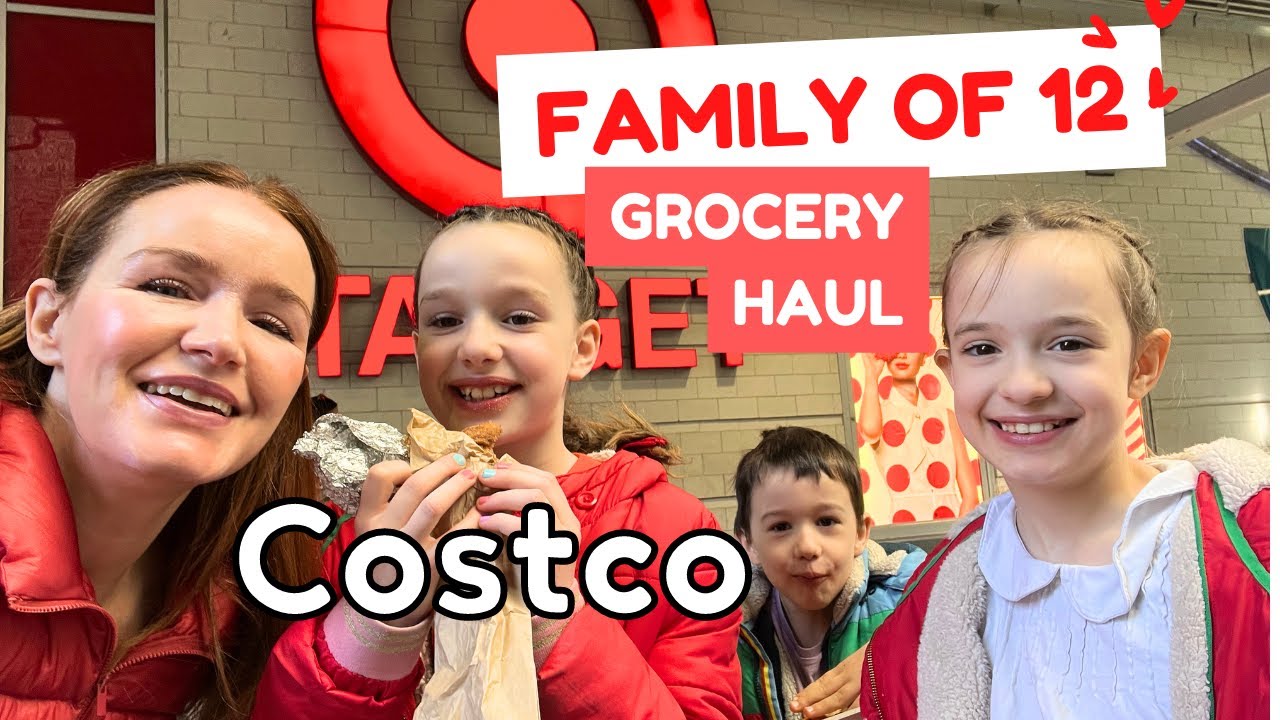 Family of 12 Costco Grocery Haul NYC 🗽❤️ (with a smidge of Target 😊) #largefamilylife