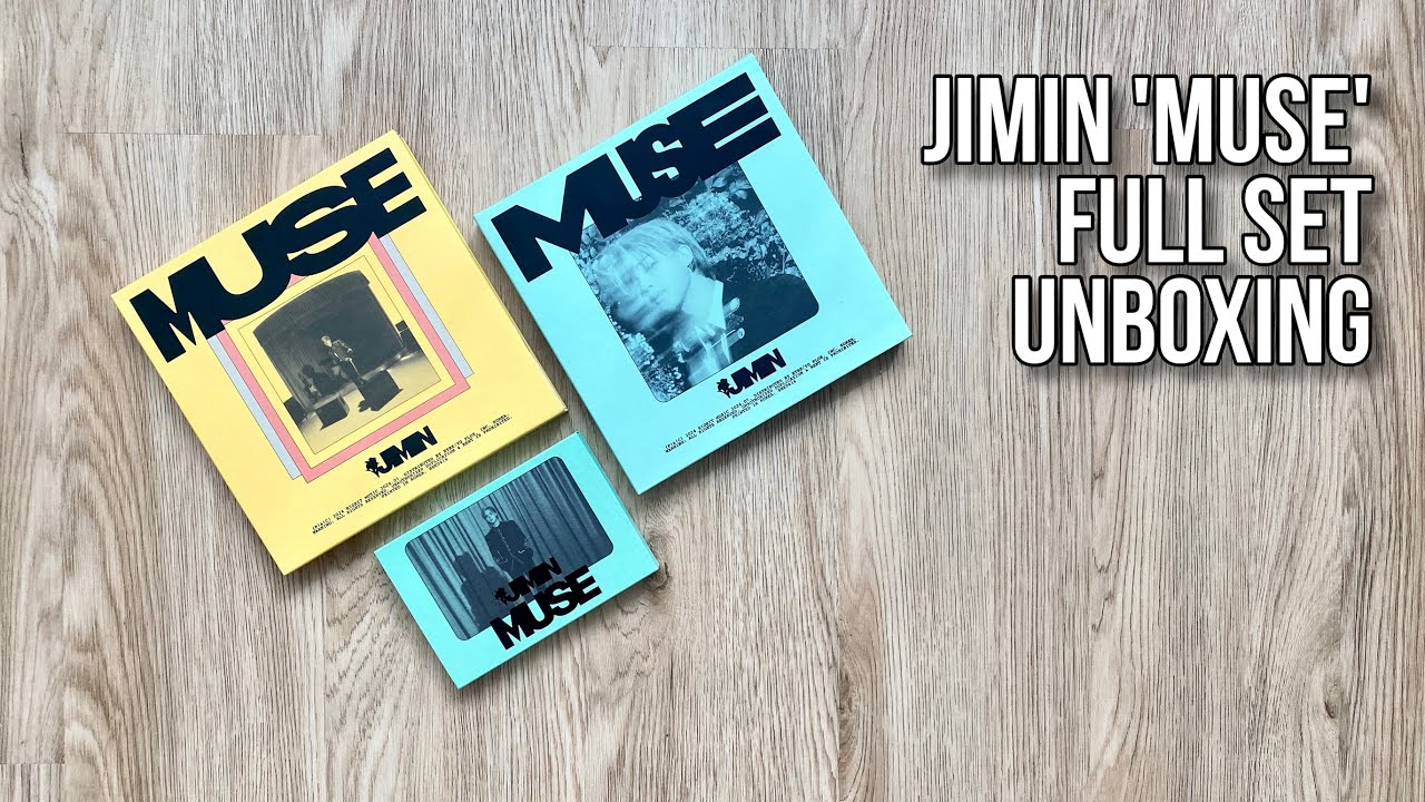 JIMIN (BTS) 'MUSE' (SET + weverse ver.) Unboxing | Обзор | Распаковка | Анбоксинг