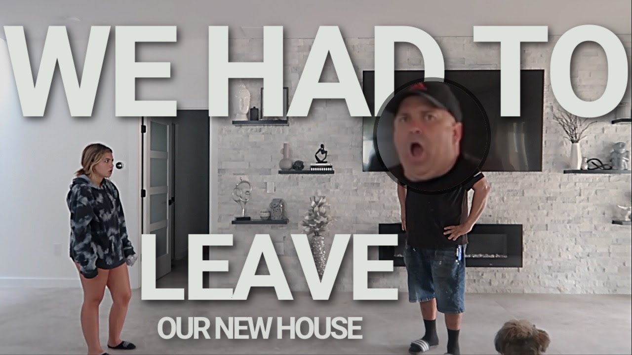 We had to leave our new house | VLOG