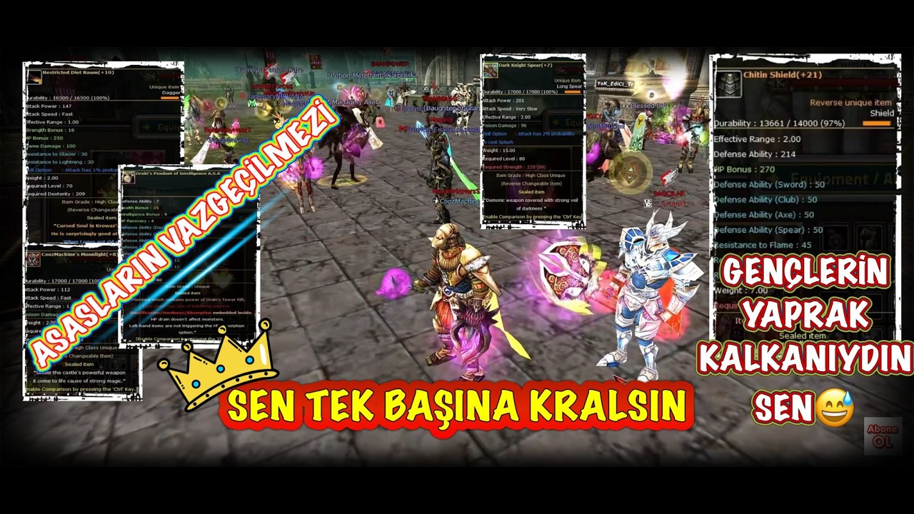 İKİZ ZENGİNLERİ YAKALADIM GALİBA  XD KNİGHT ONLİNE OREADS