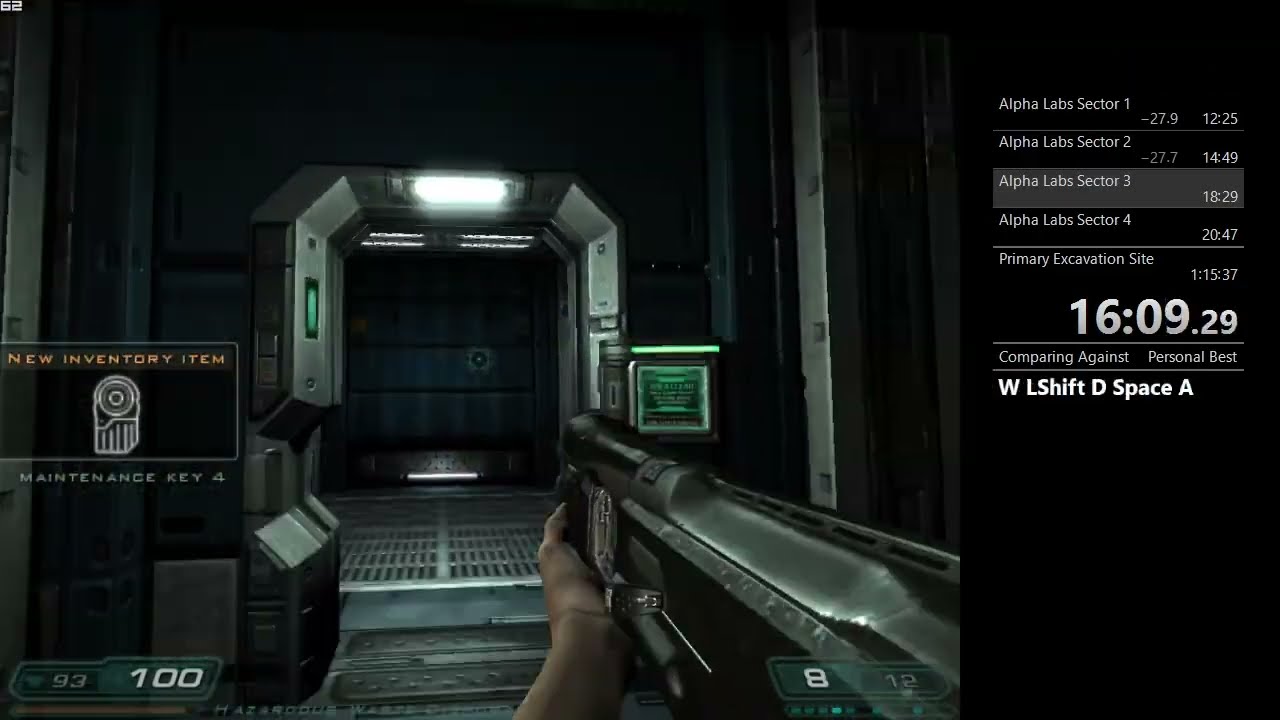 Doom 3 - D3 Recruit Original 1.3.1 speedrun (1:10:13)