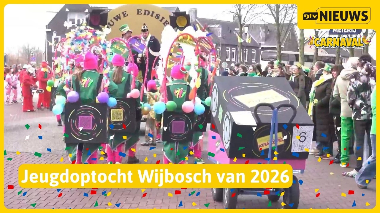 De jeugdoptocht van 't Schorsbos in Wijbosch I Dtv Nieuws
