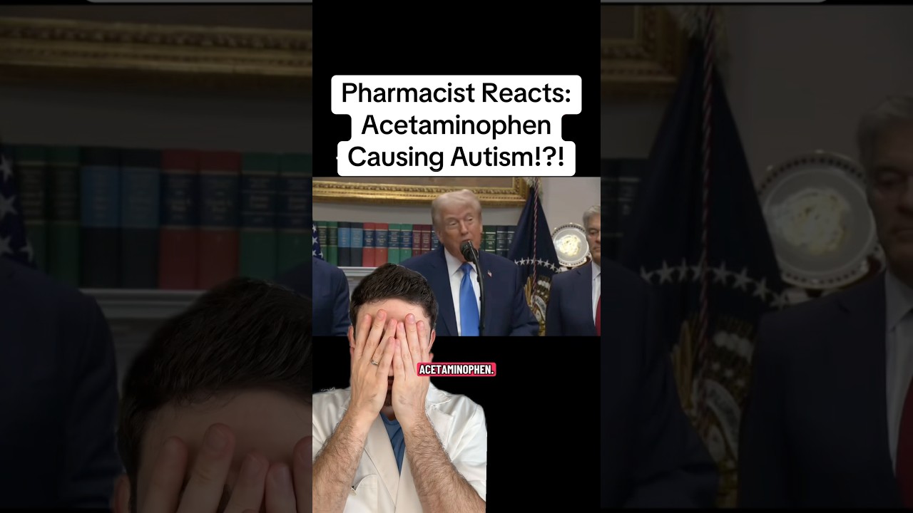 JUST ANNOUNCED! Tylenol causes autism per Donald Trump. Pharmacist reacts 