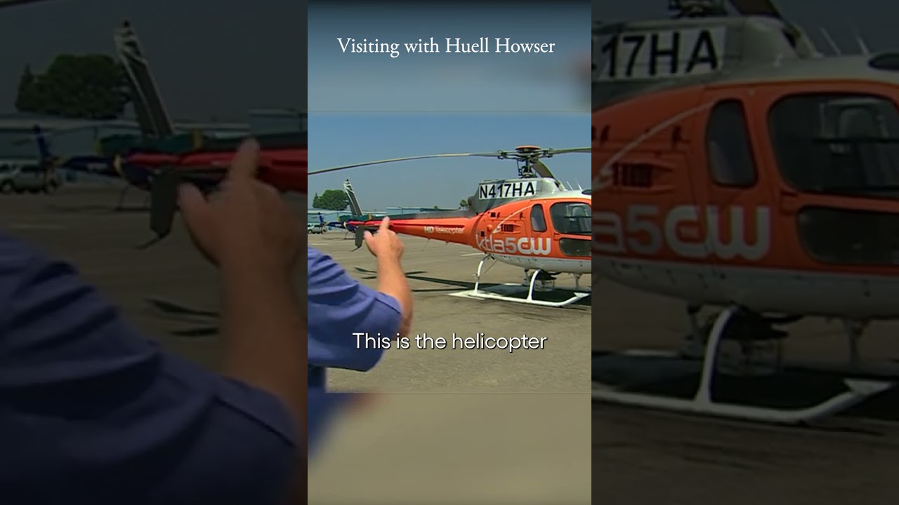 How Television News Crews Get Helicopter Coverage | Visiting With Huell Howser