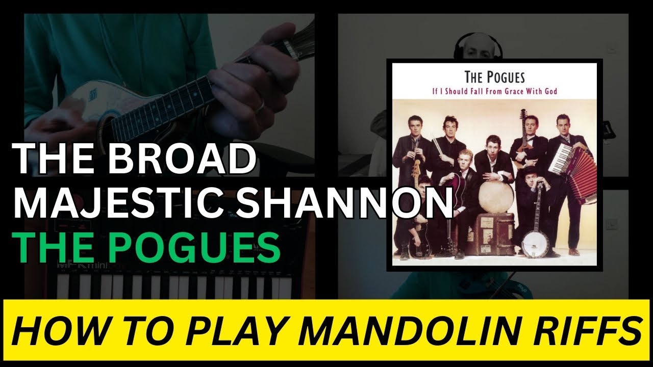 The Broad Majestic Shannon | The Pogues | Mandolin Lesson
