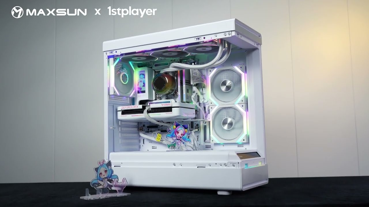 Maxsun × 1STPLAYER iCraft White PCBuild