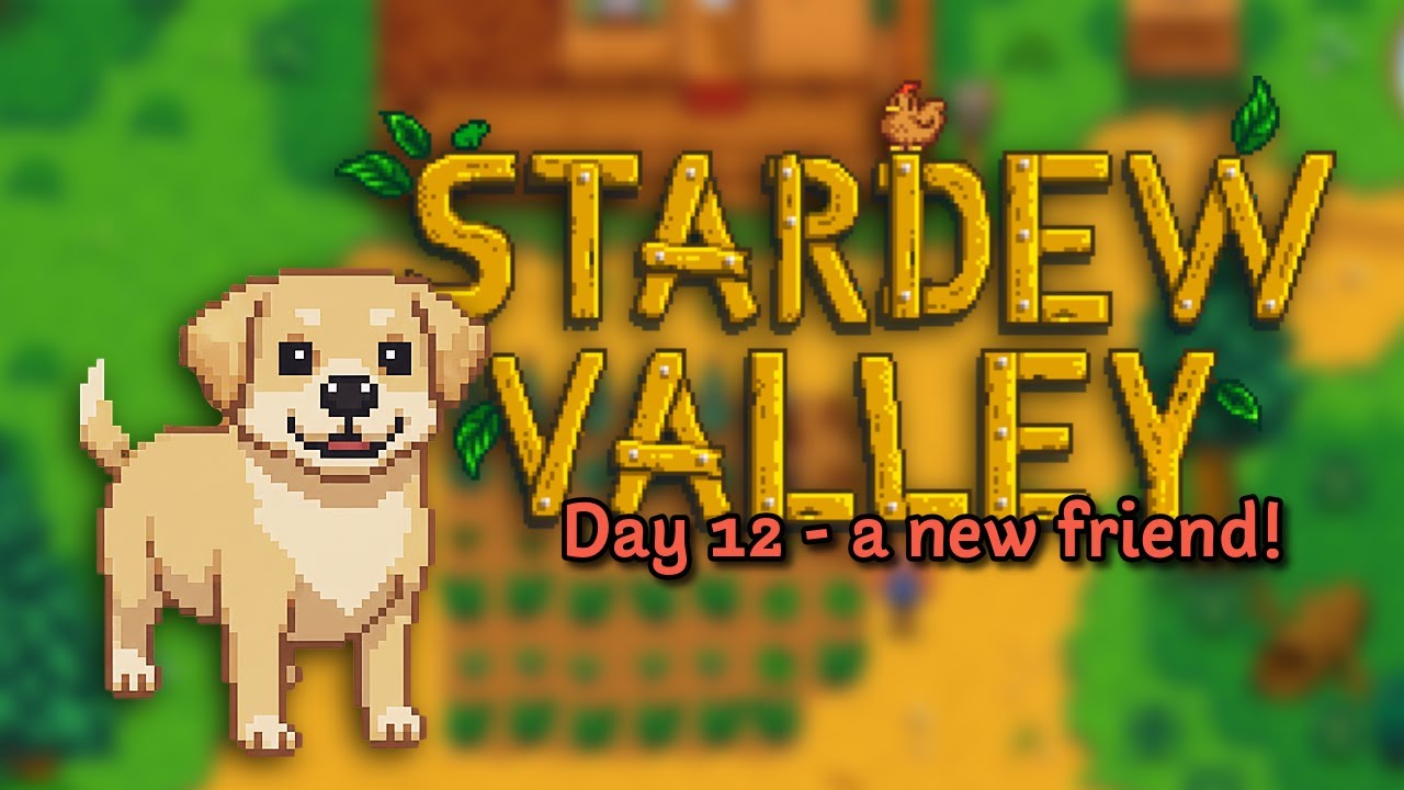 Stardew Valley &ndash; Adopting Sunny, First Backpack & Mysterious Traveling Merchant | Cozy Gameplay