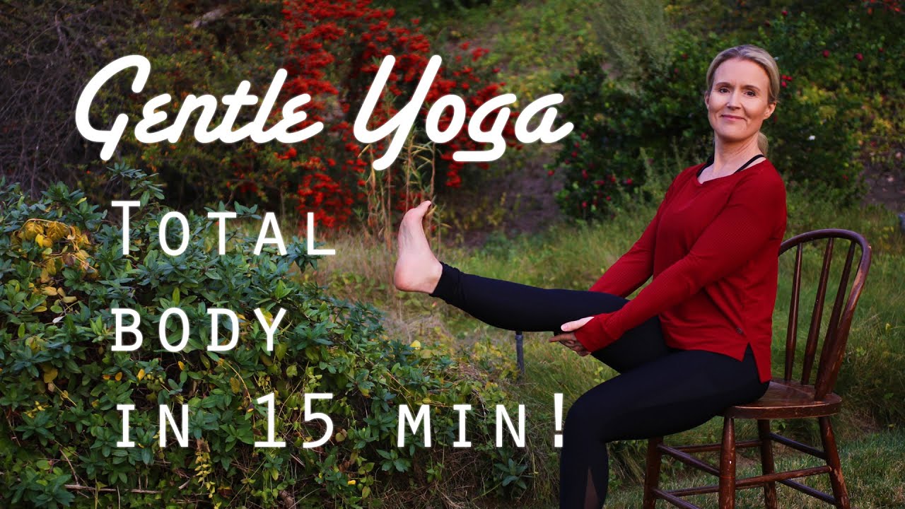 Chair Yoga Total Body Stretch in 15 Minutes
