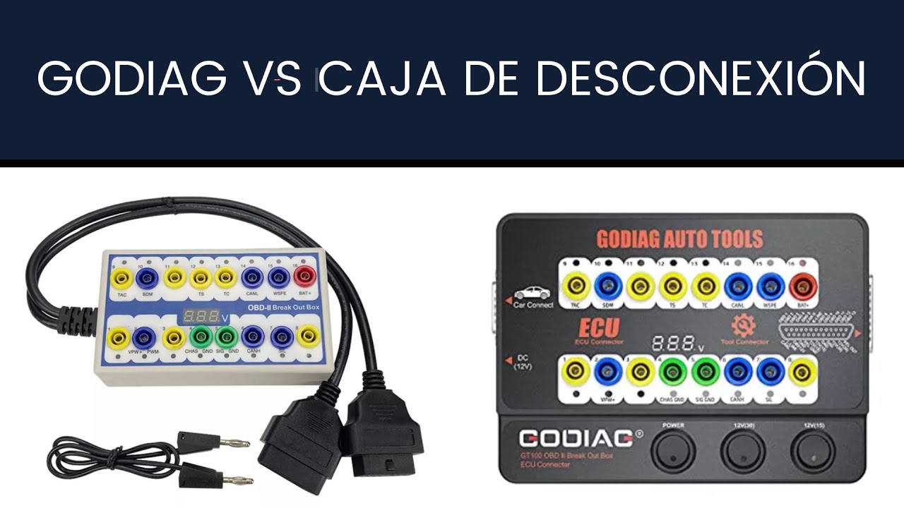 GODIAG GT100 VS BREAK OUT BOX