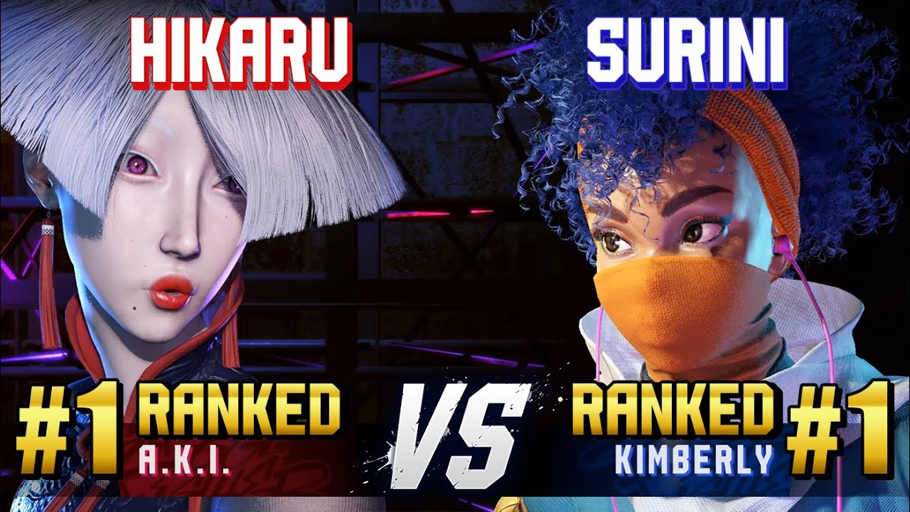 SF6 ▰ HIKARU (#1 Ranked A.K.I.) vs SURINI (#1 Ranked Kimberly) ▰ Ranked Matches