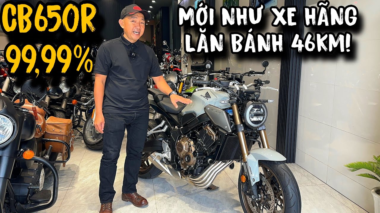 HONDA CB650R 99,99% - MỚI NHƯ XE HÃNG LĂN BÁNH 46KM KHÔNG ĐIỂM TRỪ MỜI ANH EM LỰA CHỌN THAM KHẢO 🏍️😎