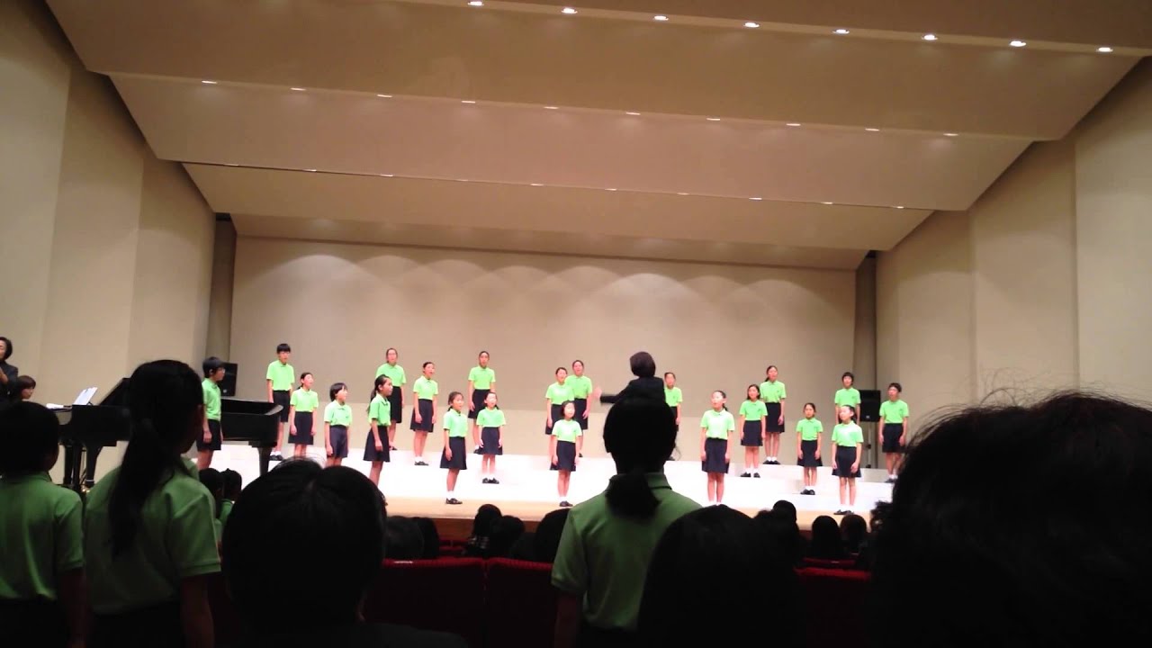 日野市立七生緑小学校合唱団による「ふるさと」