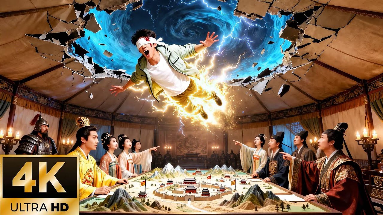 He travels to ancient times, uses modern knowledge—rewarded with gold and surrounded by beauties.