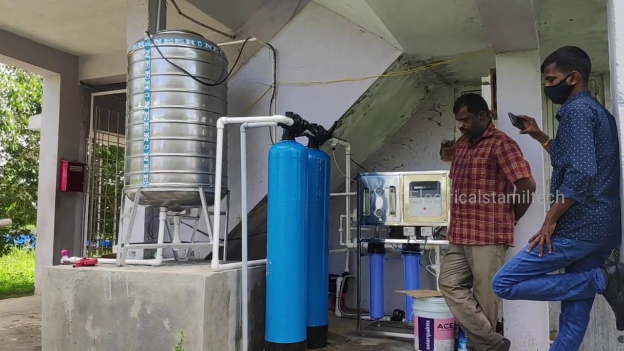 FULLY AUTOMATED MINERAL WATER PLANT R.O On & off  Explain in Tamil | Electricals tamil tech