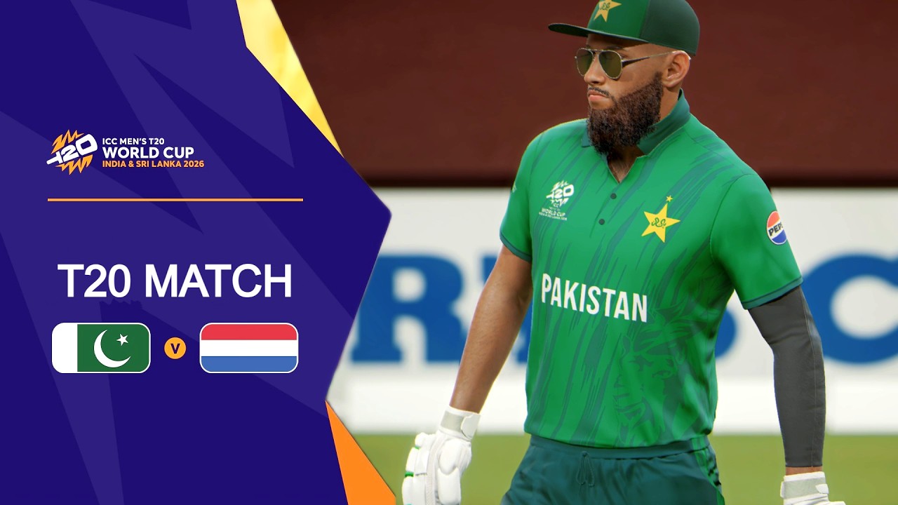 PAKISTAN VS NETHERLANDS T20 WORLCUP 2026 | CRICKET 26 GAMEPLAY