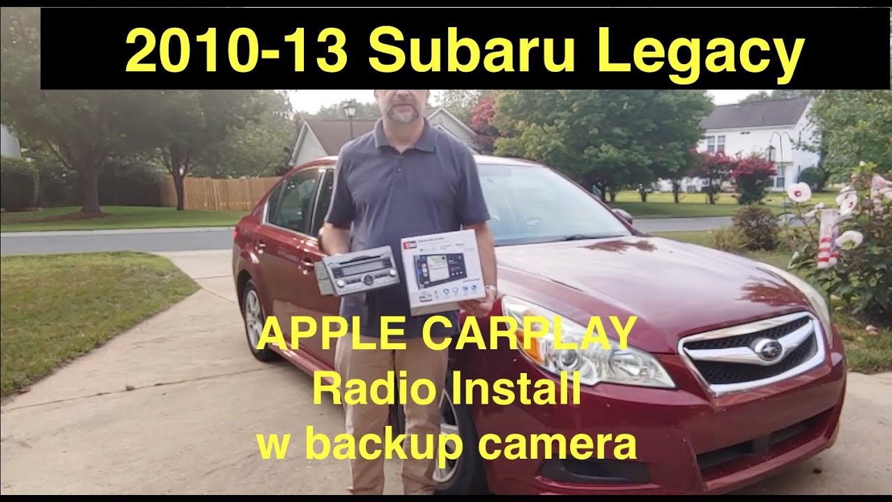 2009-2012 Subaru Legacy and Outback Apple CarPlay Android Auto Radio Install DUAL DMCPA70BT
