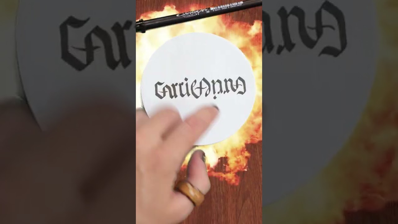 Impossible Ambigrams