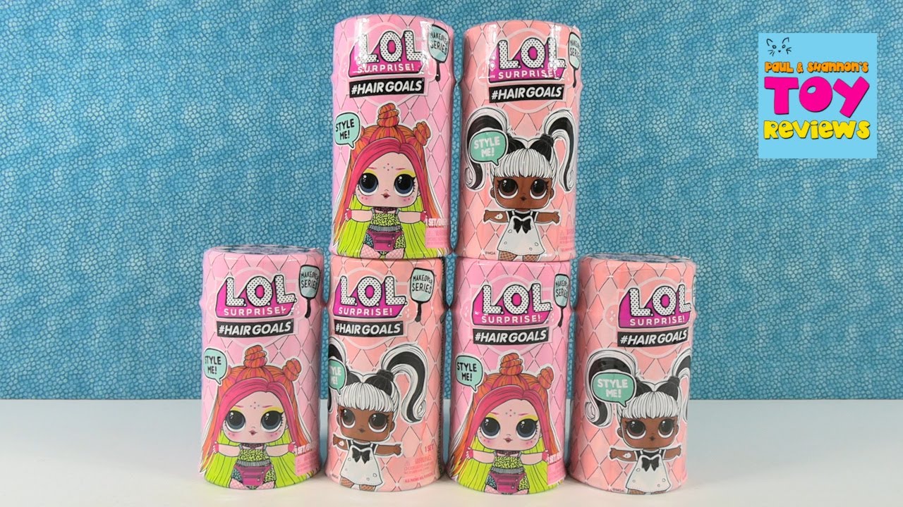 LOL Surprise #Hairgoals Collectible Doll Unboxing Blind Bag Review Series 1 & 2 | PSToyReviews