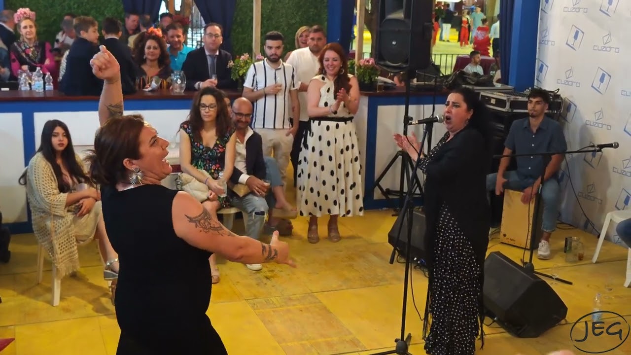 Eva del Cristo canta por Bulerías en la Caseta del Cuadro Jerez 2024