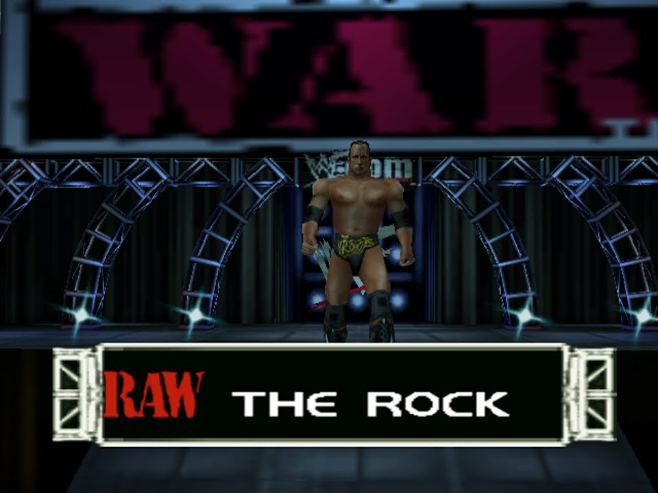 N64 WWF No Mercy - The Rock vs Triple H