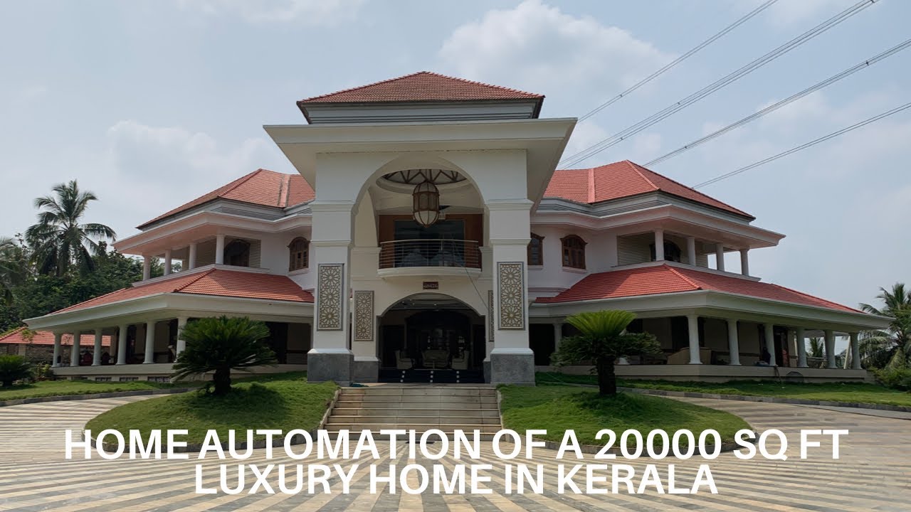 Home automation of 20000 sq ft luxury home in Kerala with TIS controls automation - India