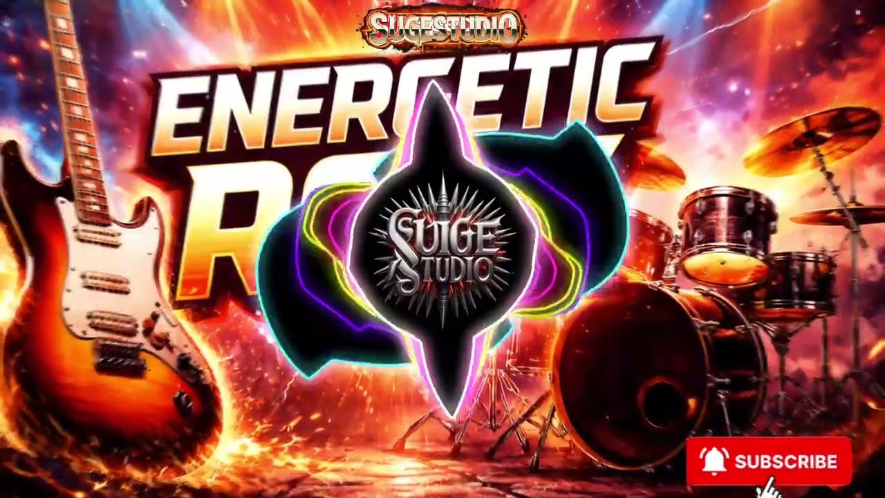 ENERGETIC ROCK – Instrumental Music for Work & Motivation-Sugestudio