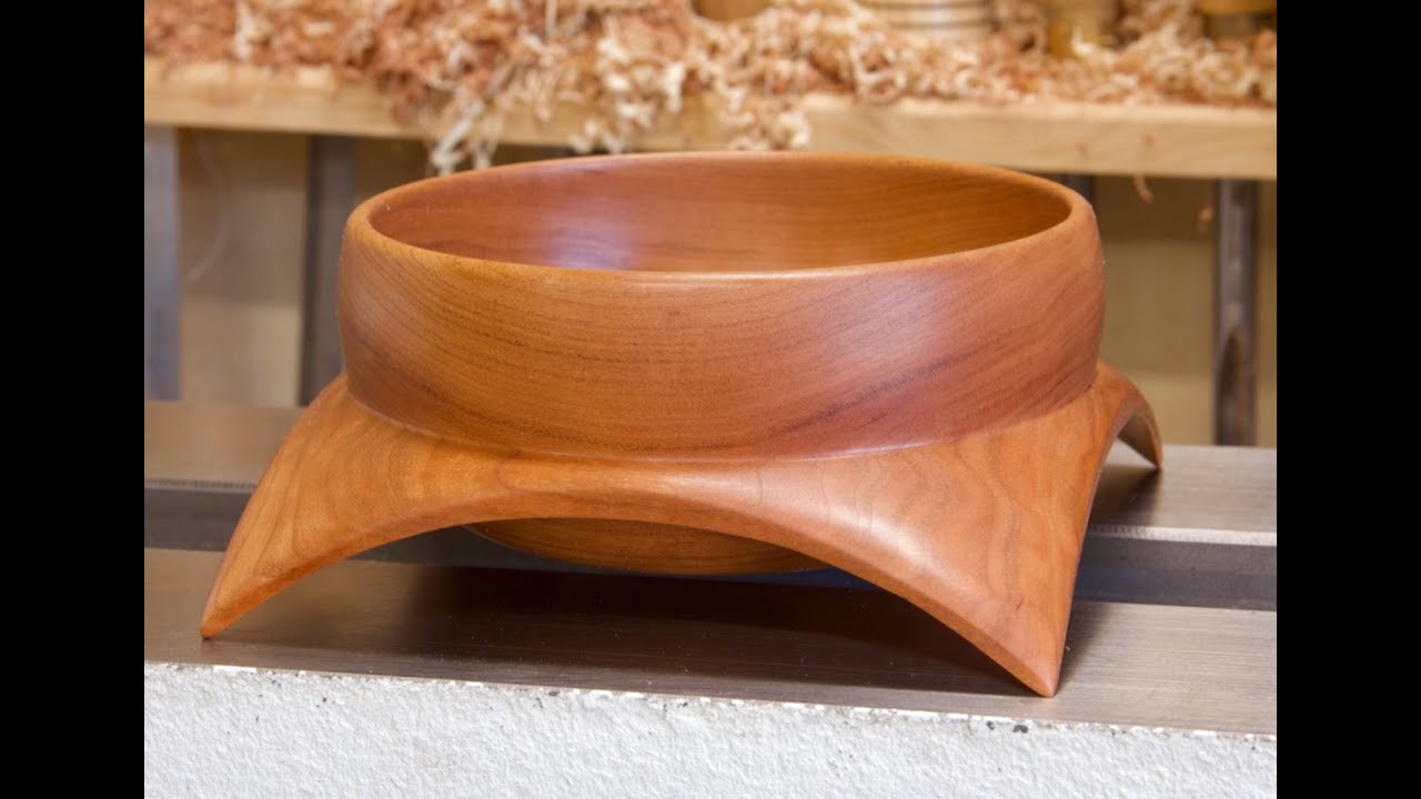 Wood Turning Square Bowl