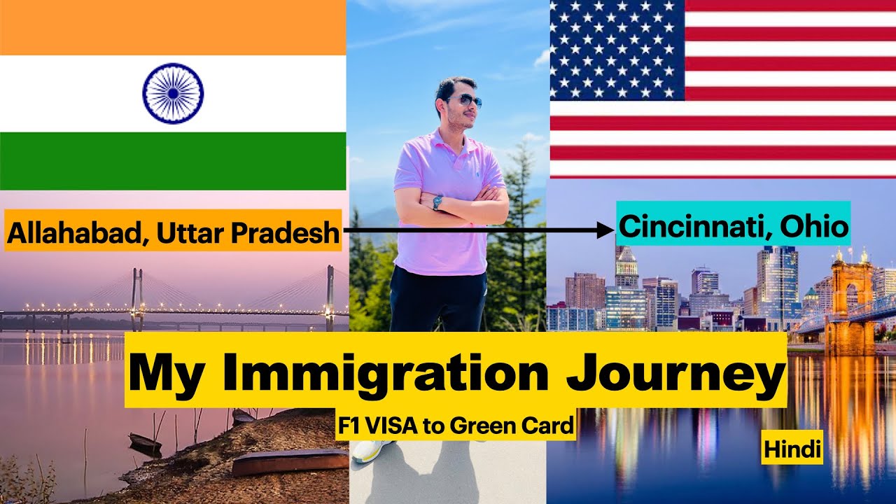 F1 VISA Student to USA Green Card | Immigration Journey | Hindi #immigration #greencard #usa #india