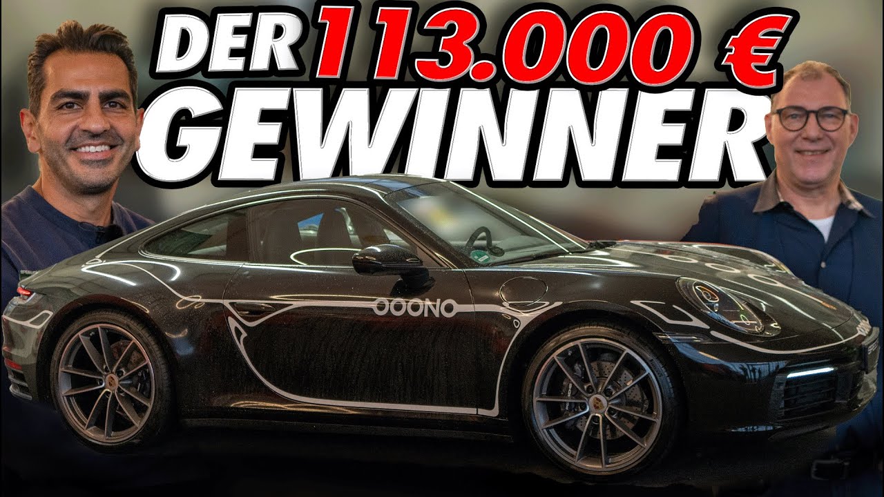 🎉🚗 Der OOONO-Porsche wurde übergeben! Emotionaler Moment beim großen Gewinnspiel 🎁🔥 Hamid Mossadegh