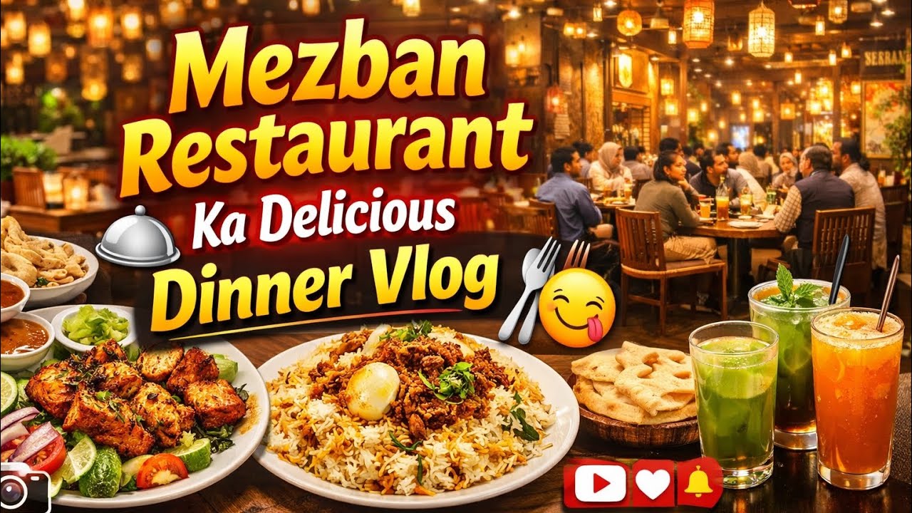Mezban Restaurant Ka Tasty Dinner 🍽️
