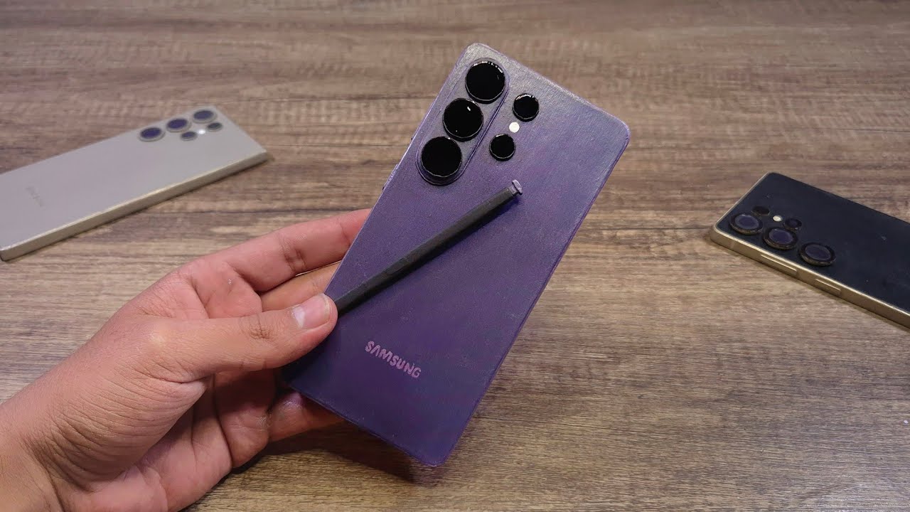 Как сделать Samsung Galaxy S26 Ultra из картона — очень реалистично | Цвет кобальтово-фиолетовый 💜