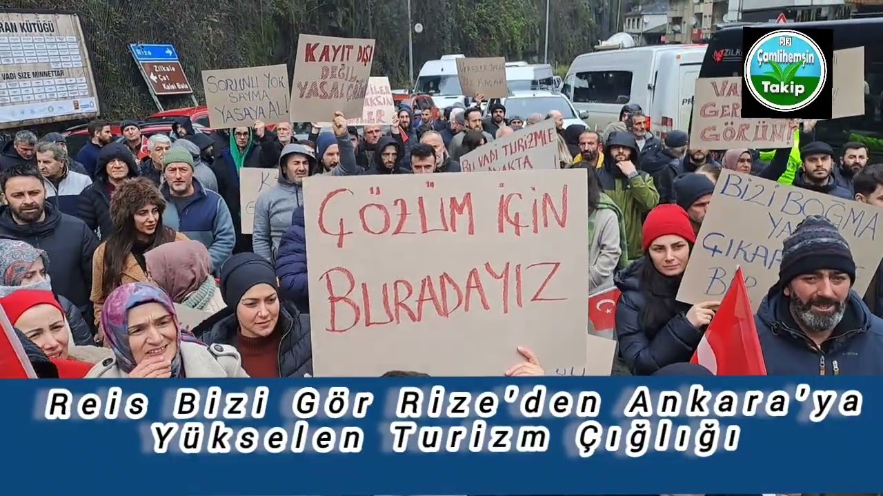 Reis Bizi Gör Rize'den Ankara'ya Yükselen Turizm Çığlığı #çamlıhemşin #rize #nokirken #fırtınaderesi