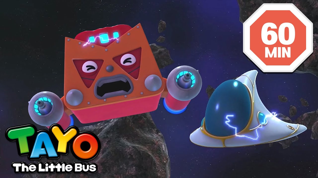 [60分] タヨ 人気エピソード🚌 l 宇宙救出作戦! l ちびっこバス タヨ