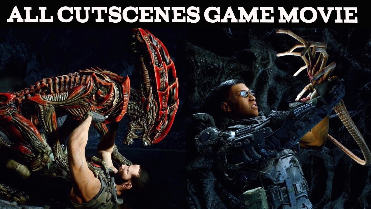 ALIENS: FIRETEAM ELITE ALL CUTSCENES (Game Movie) Full Story 4K 60FPS