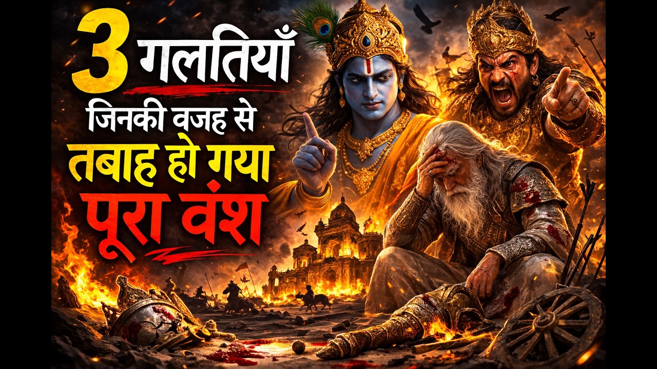 महाभारत का सबसे बड़ा रहस्य | 3 Mistakes That Destroyed Kuru Dynasty