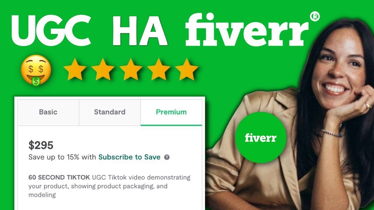 Как заключать сделки UGC на Fiverr 🤑 ⭐️⭐️⭐️⭐️⭐️