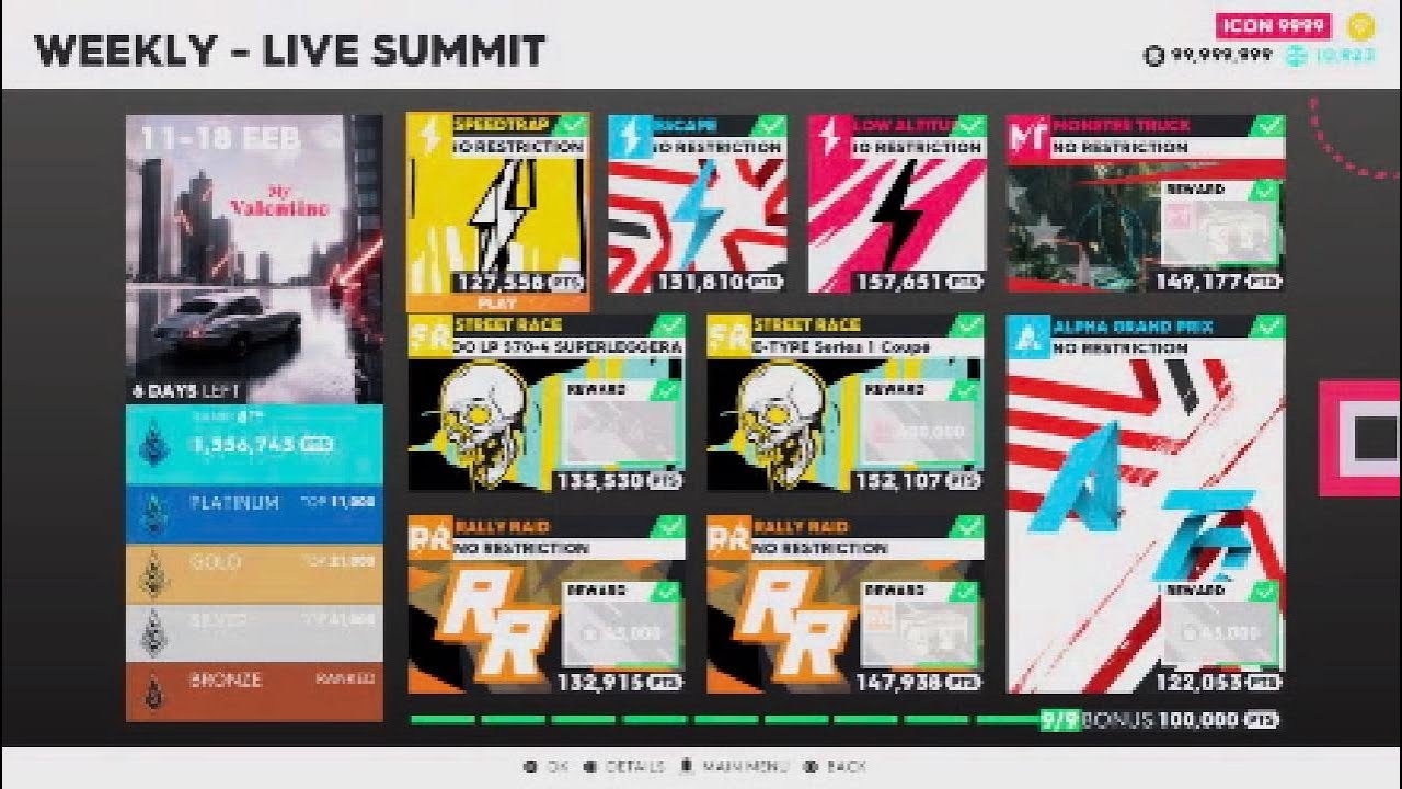 The Crew 2: My Valentine Summit Platinum Guide + Pro Settings