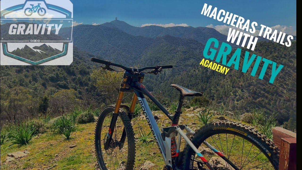 Shreding Macheras trails with gravitycy