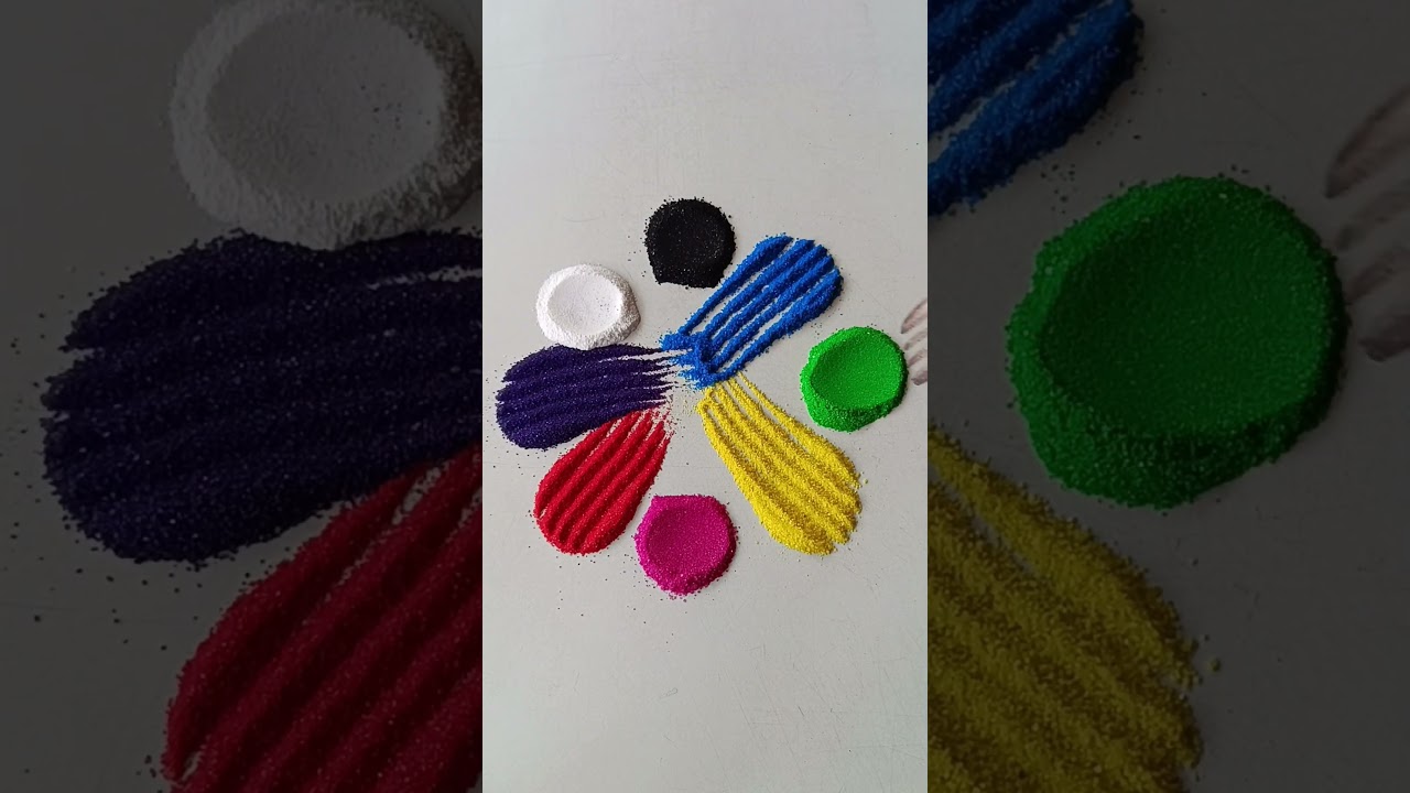 simple Rangoli, satisfying rangoli, Easy rangsatisfying 
