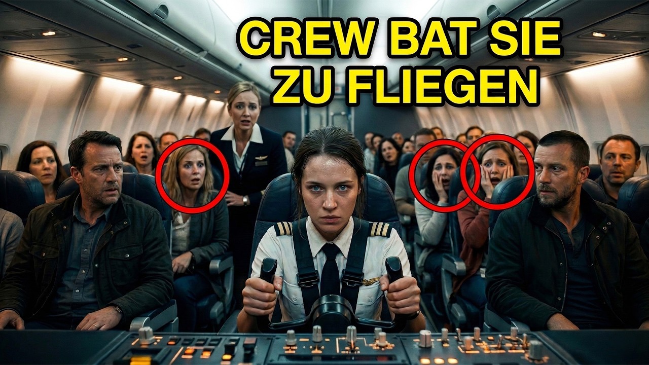Niemand bemerkte die Pilotin auf Sitz 12B… bis beide Triebwerke explodierten