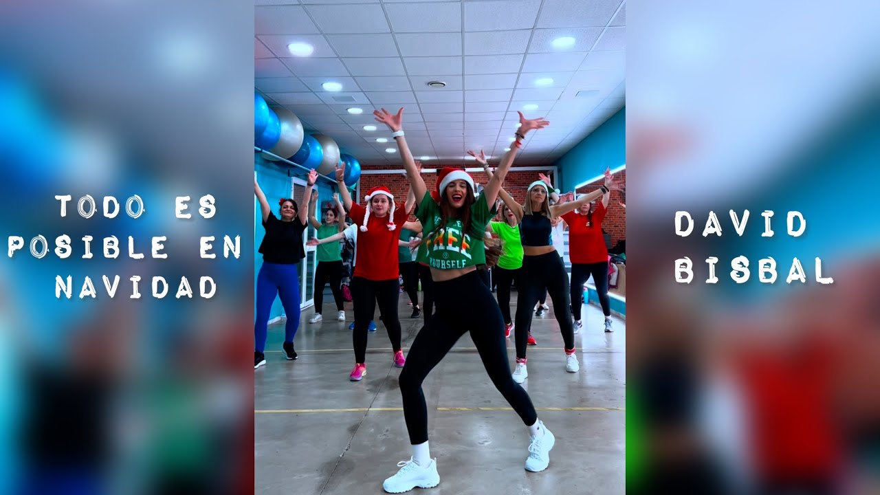 FULL CHOREO Paloma RC | TODO ES POSIBLE EN NAVIDAD - David Bisbal | Zumba Fitness | #zumba#palomarc