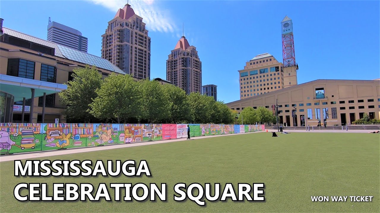 [4K] 🇨🇦 Mississauga Walk - Civic Centre / Celebration Square Walking Tour | Ontario Canada
