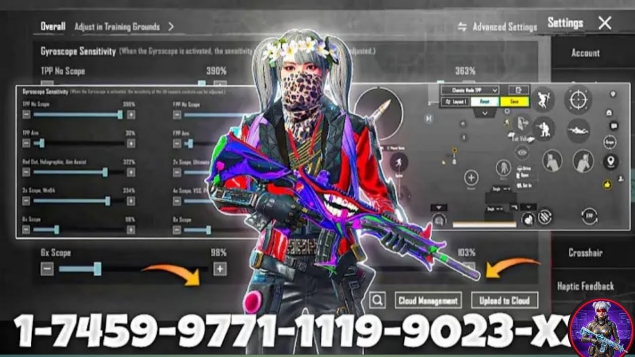 ZERO RECOIL Sensitivity BGMI Latest Update + SENSEI Code (2026) for gyroplayer 