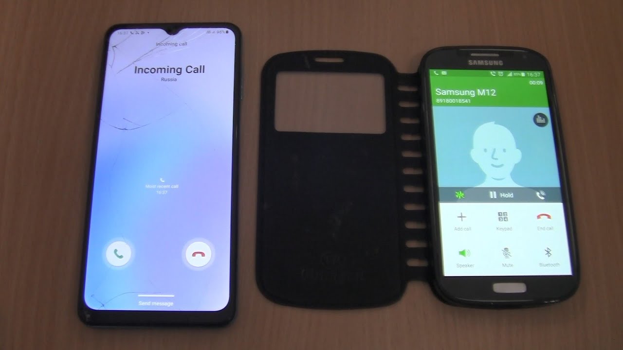Over the Horizon Incoming call & Outgoing call at the Same Time Samsung Galaxy M12+S4 Black cover