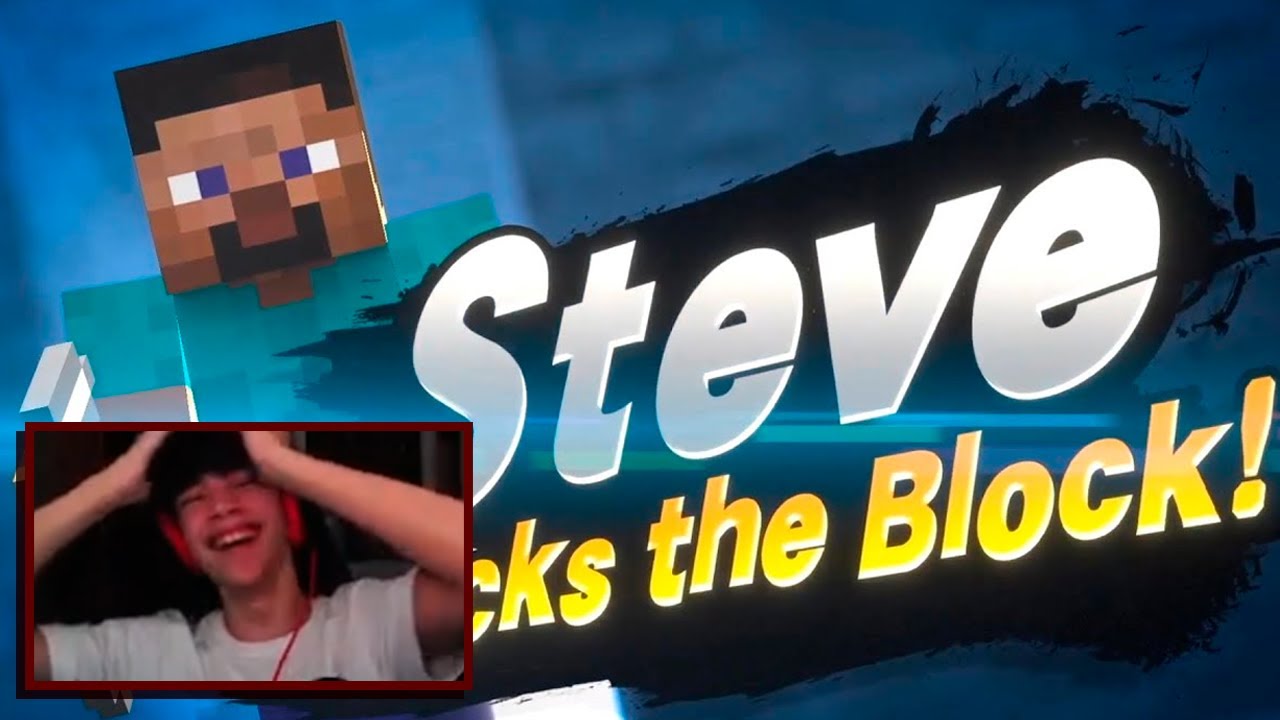 La reacción que tuvo AndresFn al anuncio de STEVE en Smash